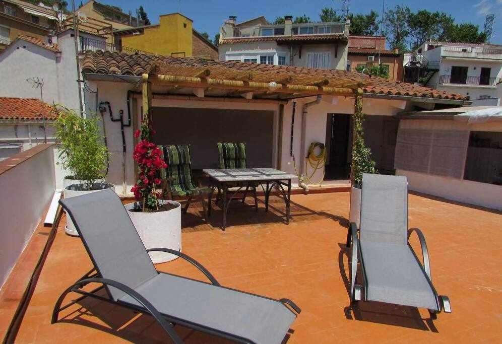 Apartamento Con Increibles Vistas Y Terraza Girona Eksteriør billede