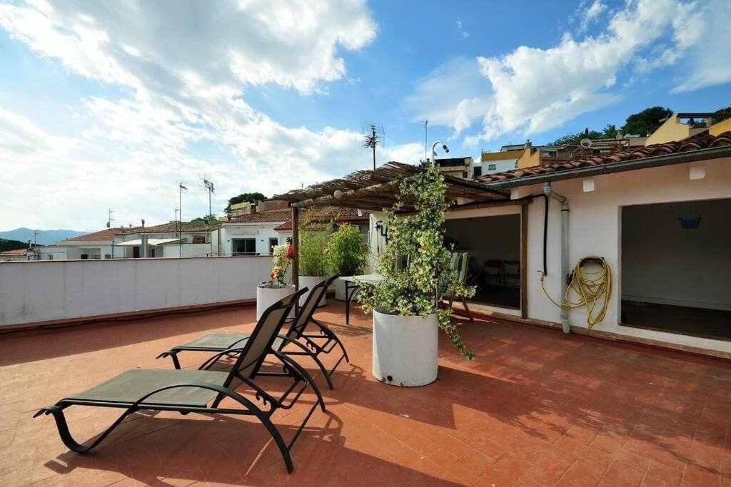 Apartamento Con Increibles Vistas Y Terraza Girona Eksteriør billede